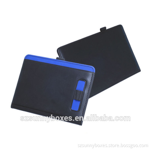 Assorted Color Leather Foam Pad Pocket Document Folder